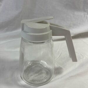 Vintage Federal Housewares Glass Syrup Pitcher/Dispenser